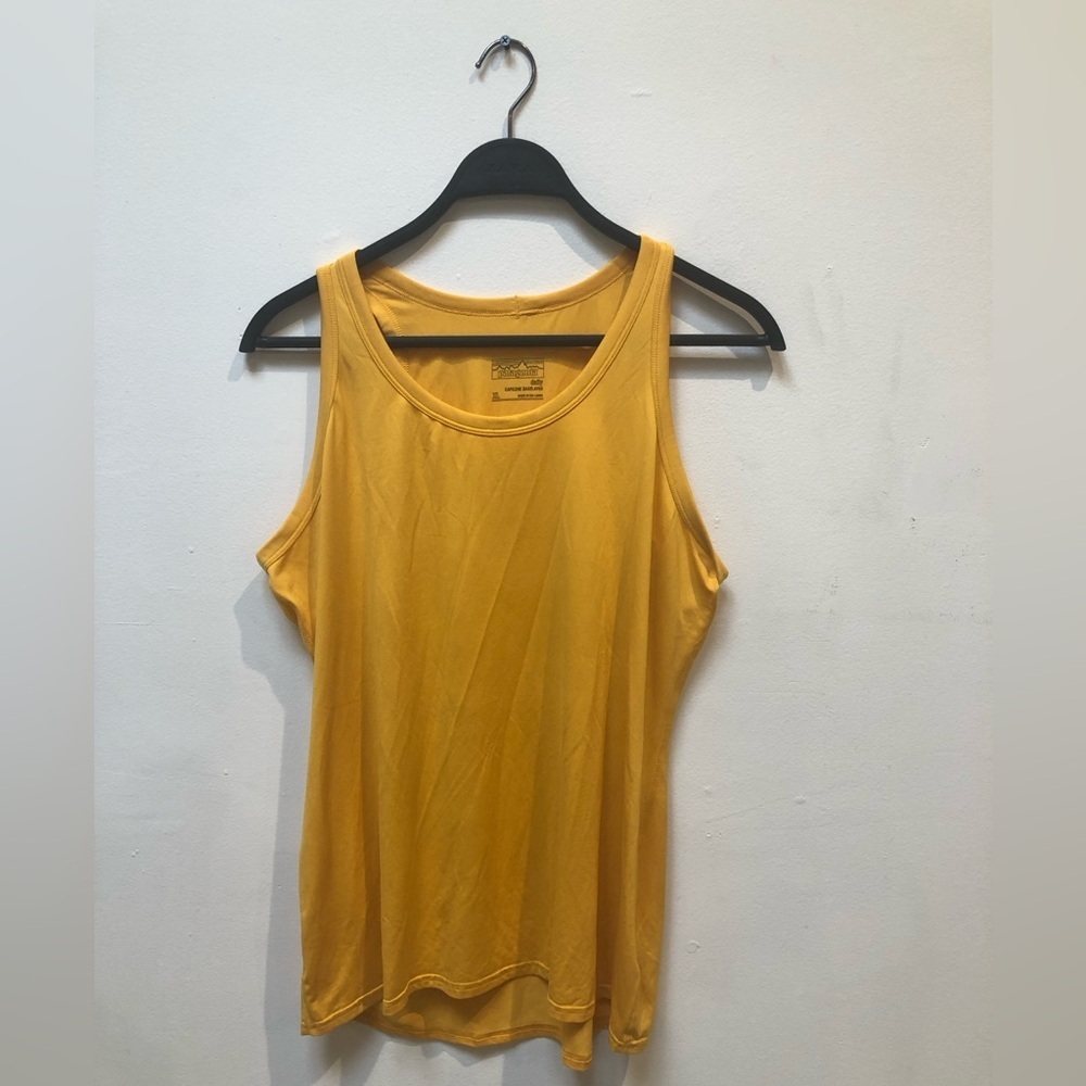 Patagonia Yellow Tank Top Vibrant and Stylish
